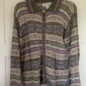 90s Vintage Annex zip cardigan